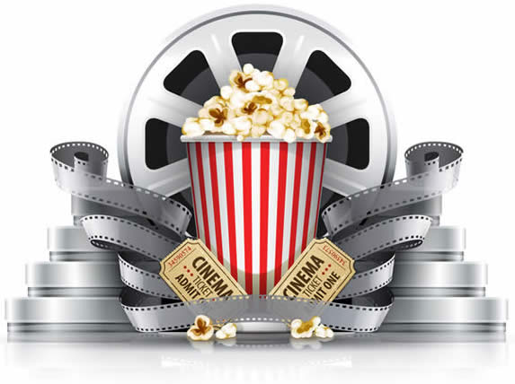 Popcorn and Film Reel-copyright LoopAll/Fotolia.com