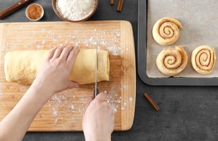 Making Cinnamon Rolls-copyrighted image
